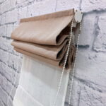 Двойная римская штора c карнизом Lotos/ v27 — изображение 5