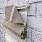 Двойная римская штора c карнизом Lotos/ v27 — изображение 2